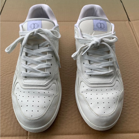 Dior White Uptown Low - Top Sneaker